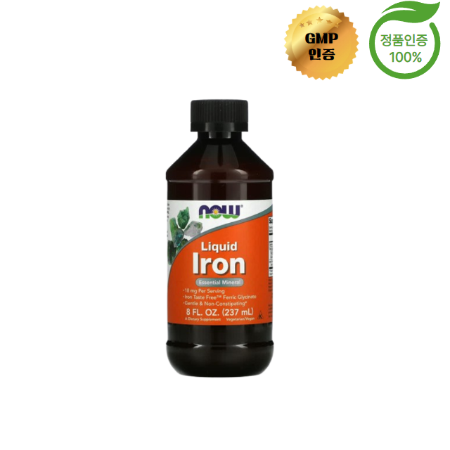 나우푸드 리퀴드 철분 에센셜 미네랄 비건 33,500원