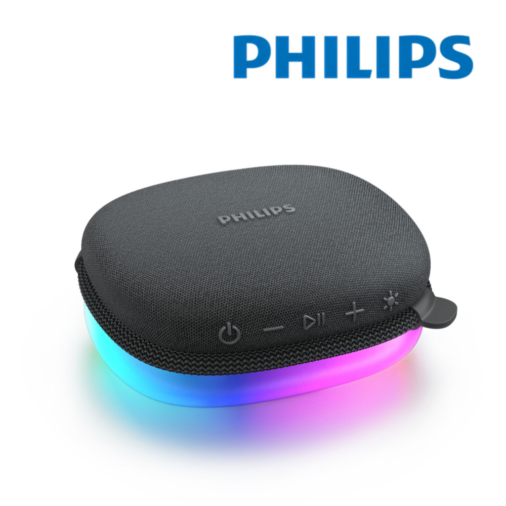 필립스 휴대용 미니 소형 무선 캠핑 블루투스 스피커 방수 LED 무드등 TAS2307 30,000원