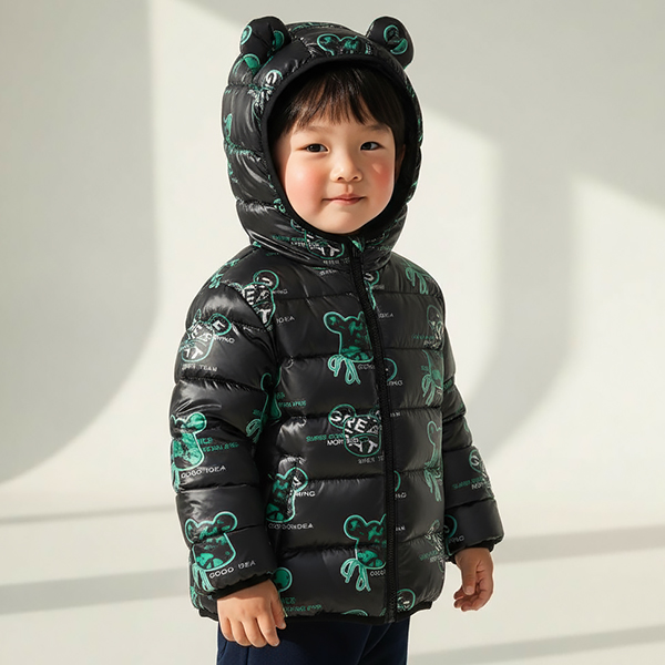 몽실이 프린트 경량 아동 패딩 점퍼 겨울  가을 간절기 유아 여아 남아 아우터 19,900원