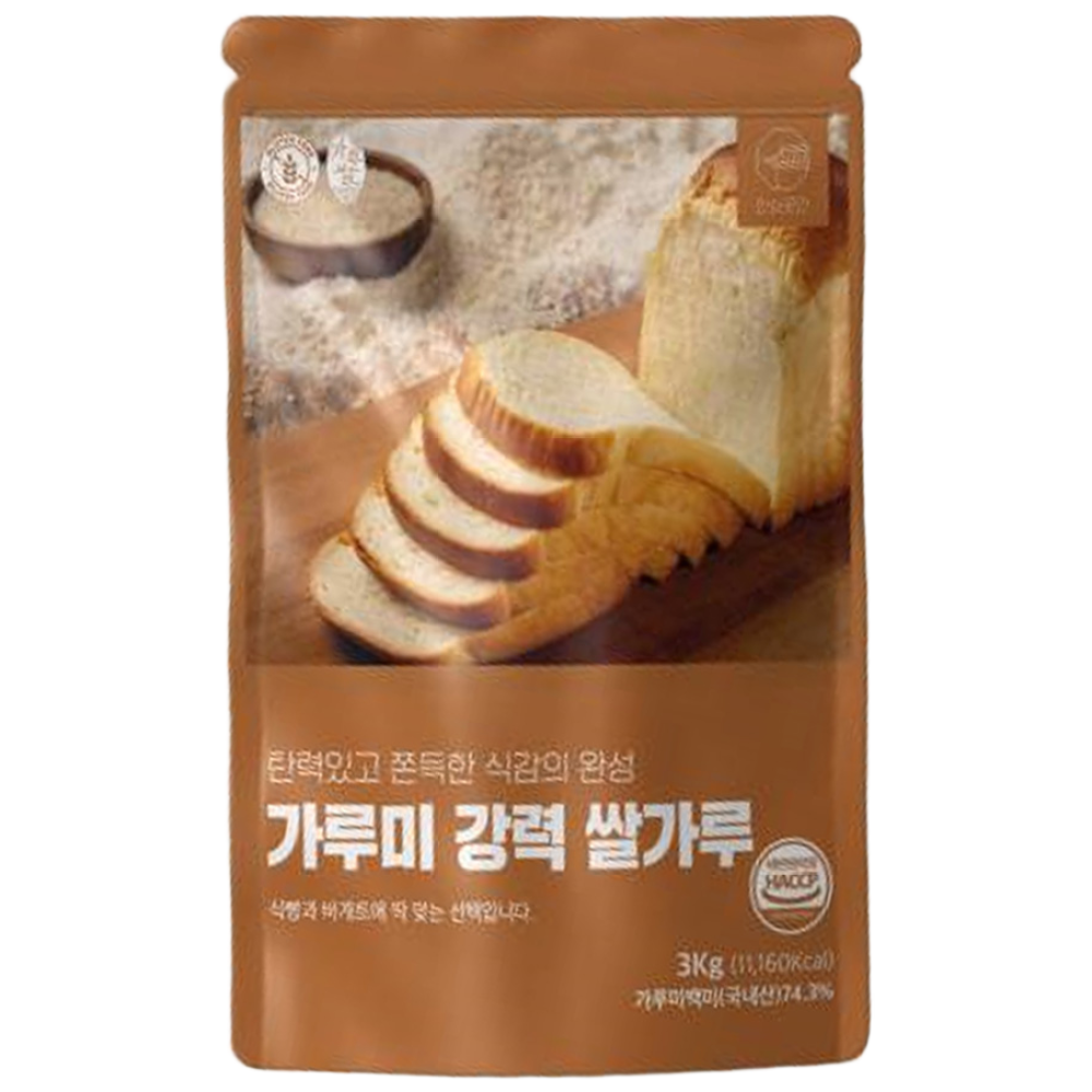 안심곳간 가루미강력쌀가루, 3kg, 1개 16,500원
