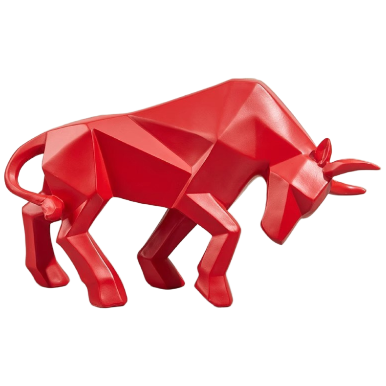 행운 재물 복을 불러오는 붉은 황소 장식 조각품 벽장식 개업 선물 쁘띠끄빌라쥬 39,000원