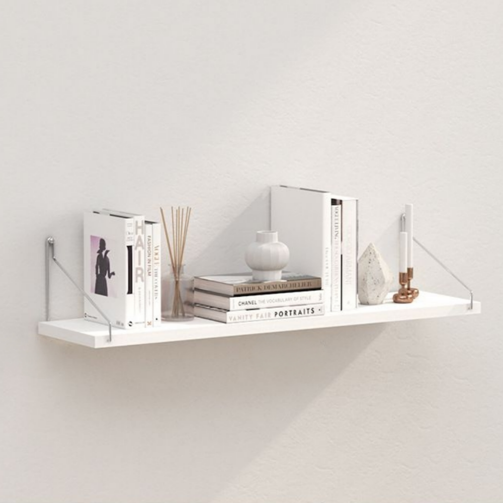 봄아리 무타공 벽걸이 선반, 화이트, 1단, 현재가 8,000원