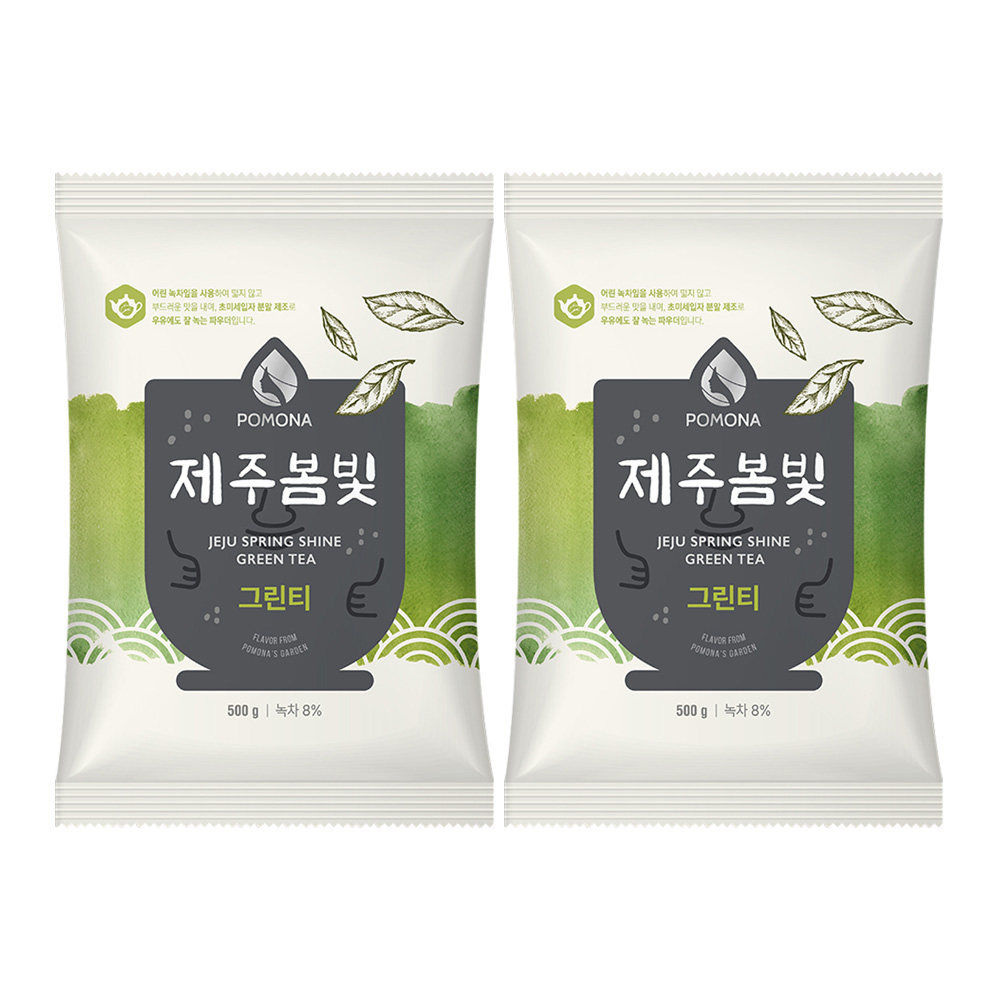 포모나 NEW 제주봄빛 그린티파우더 500g 2개세트 녹차가루 12,970원