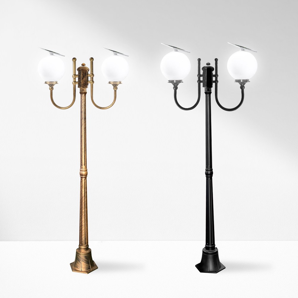 나눔  태양광 원형 가로등 전등 LED 태양열 PC글러브 잔디 야외 구슬 조명 242,800원