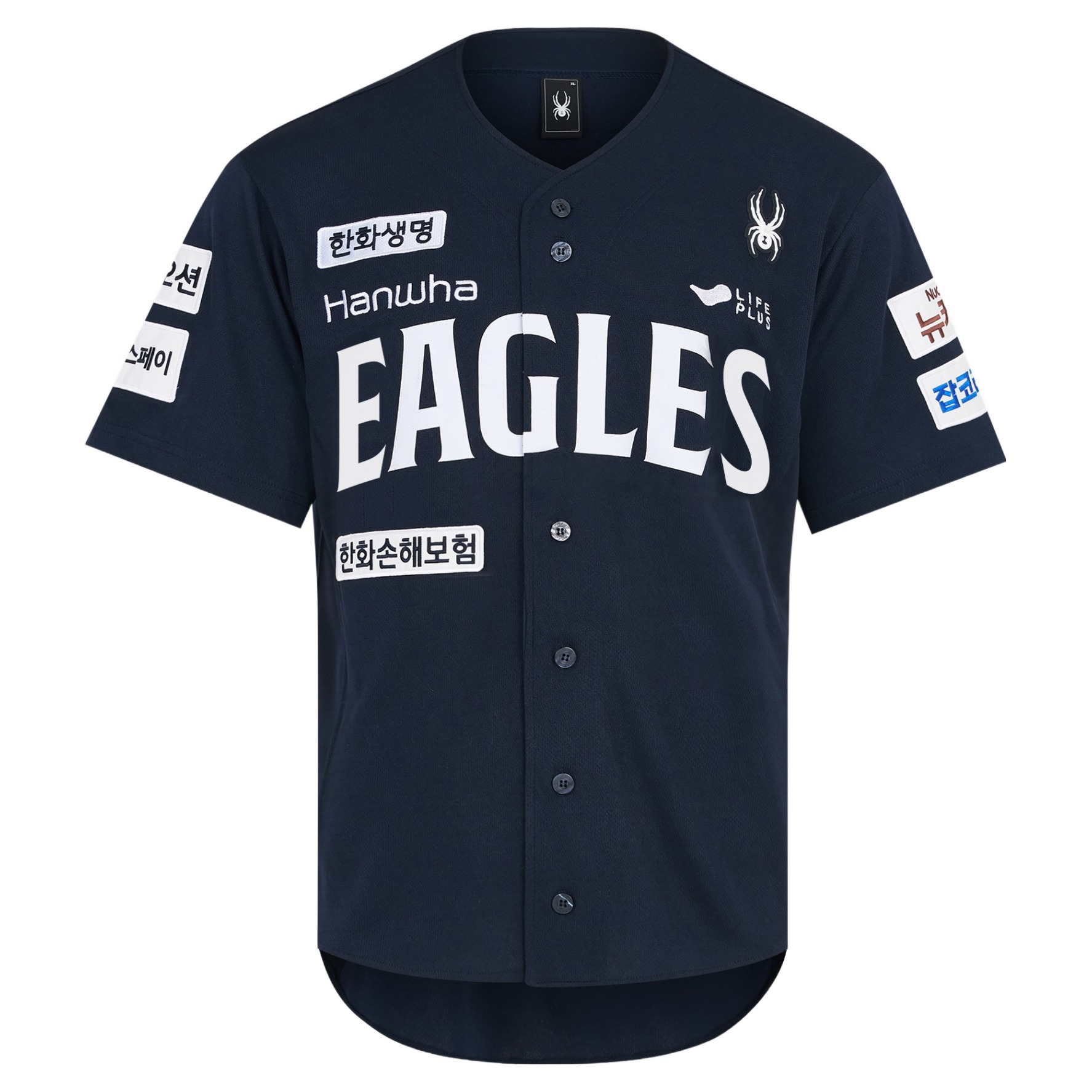 스파이더 남성용 25년 한화이글스 어센틱 원정 유니폼 142,990원