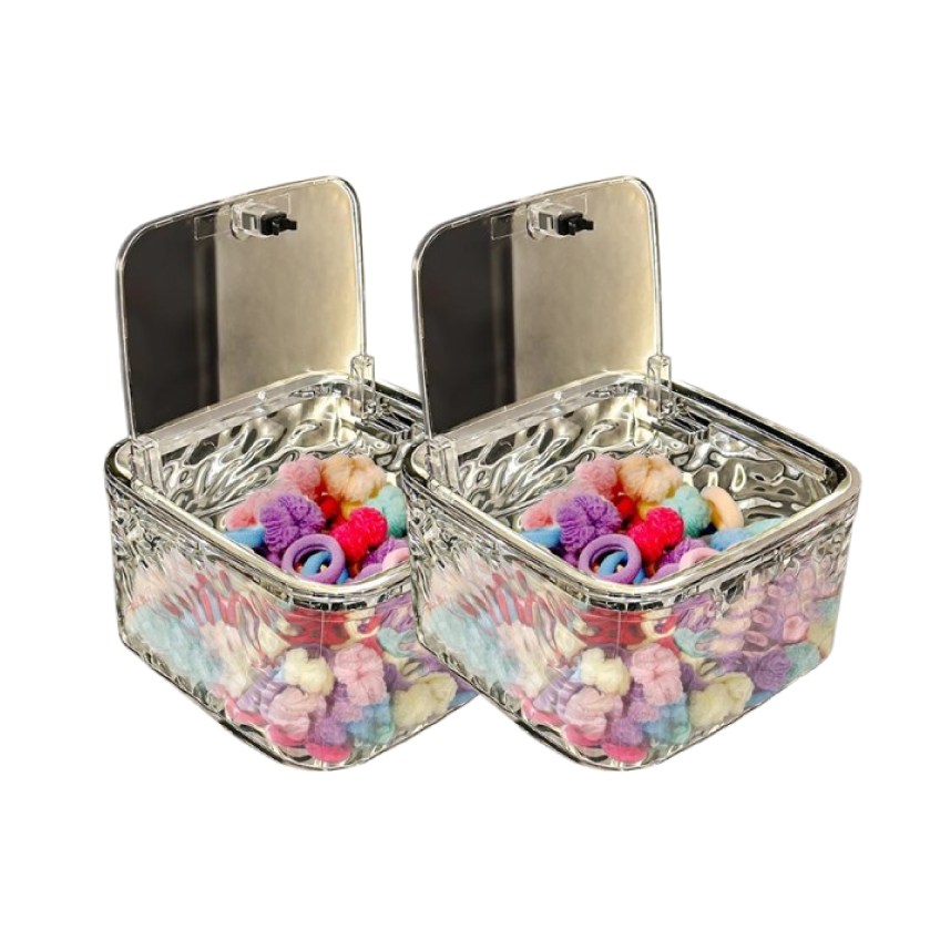 레디박스 세제 캡슐 다용도 사각 소품 보관 뚜껑형 정리함, 2개, 투명 소 14,900원