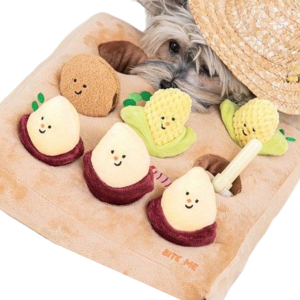 바잇미 농장 타이쿤 강아지 노즈워크 장난감 텃밭 + 밤고구마 3p + 감자 3p + 옥수수 3p 세트 29,000원