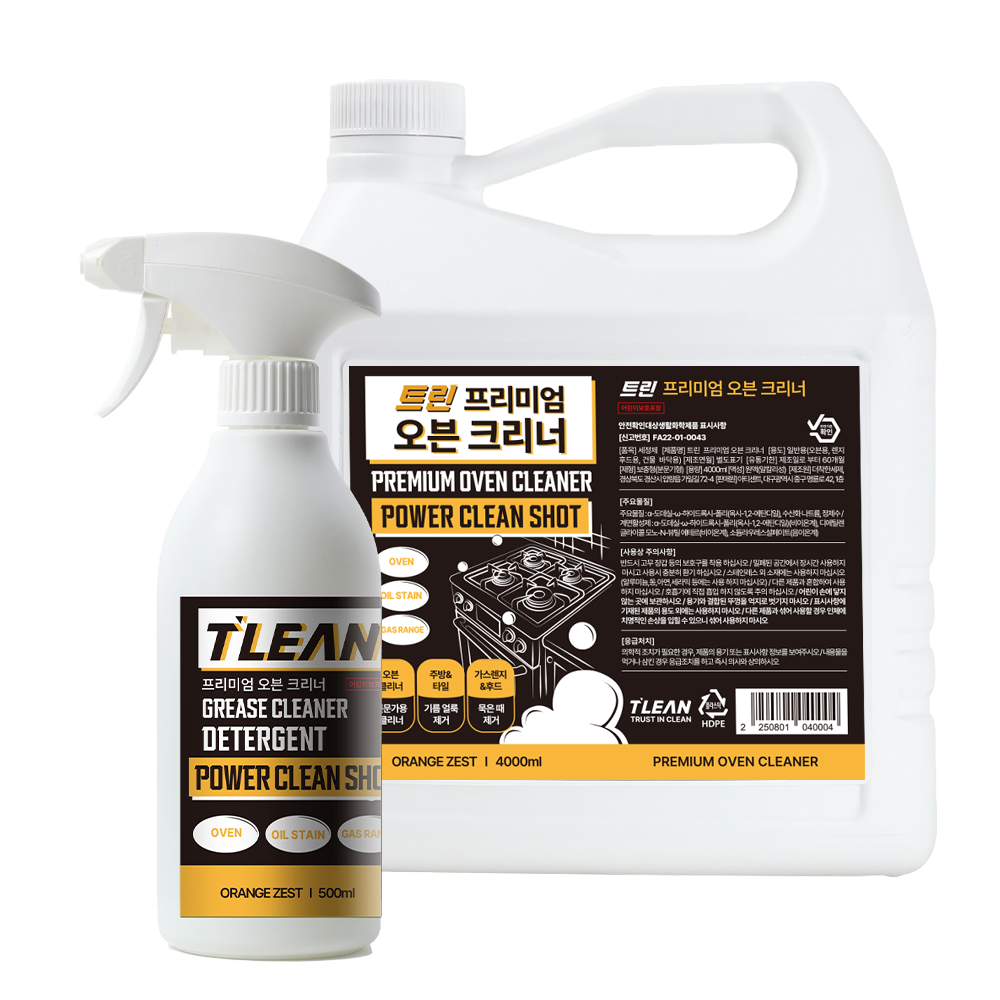 트린 프리미엄 오븐 크리너 초강력 기름때 제거제, 1개, 4.5L 14,300원