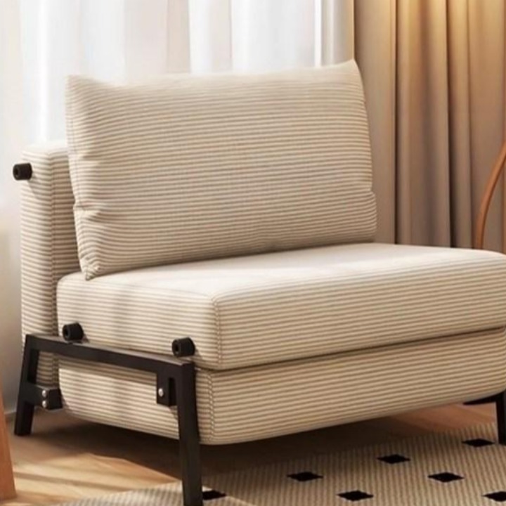 심플한 접이식 소파베드 거실 침실용 소파 다기능 접이식 소파베드 1인용 2인용, 흰색 222,500원