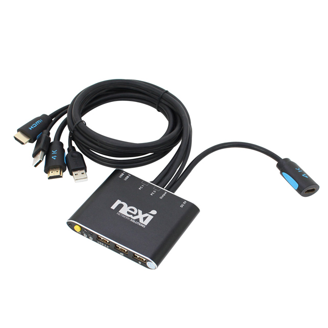 넥시 HDMI KVM 스위치 2포트, NX-KVM02H, 1개 49,300원