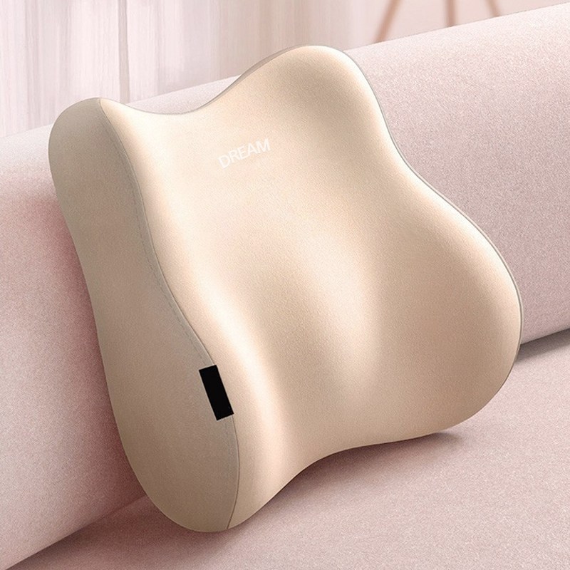 마벨인홈 사무실 의자 침대 차량 허리 등 메모리폼 받침 쿠션, 아이보리 12,900원