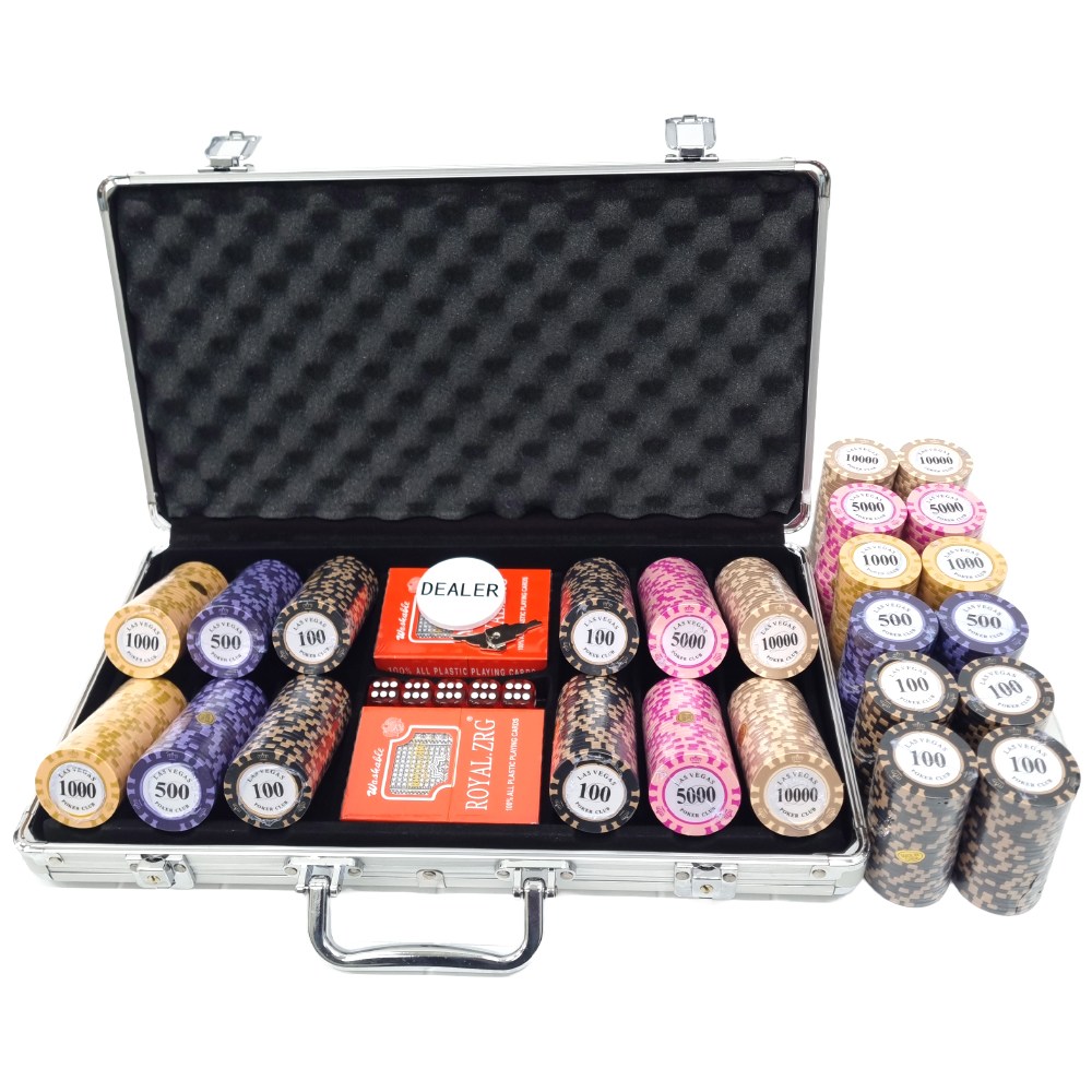 카지노칩 국제규격 마카오 포커칩 하드케이스 세트 100P 200P 300P 500P 58,450원