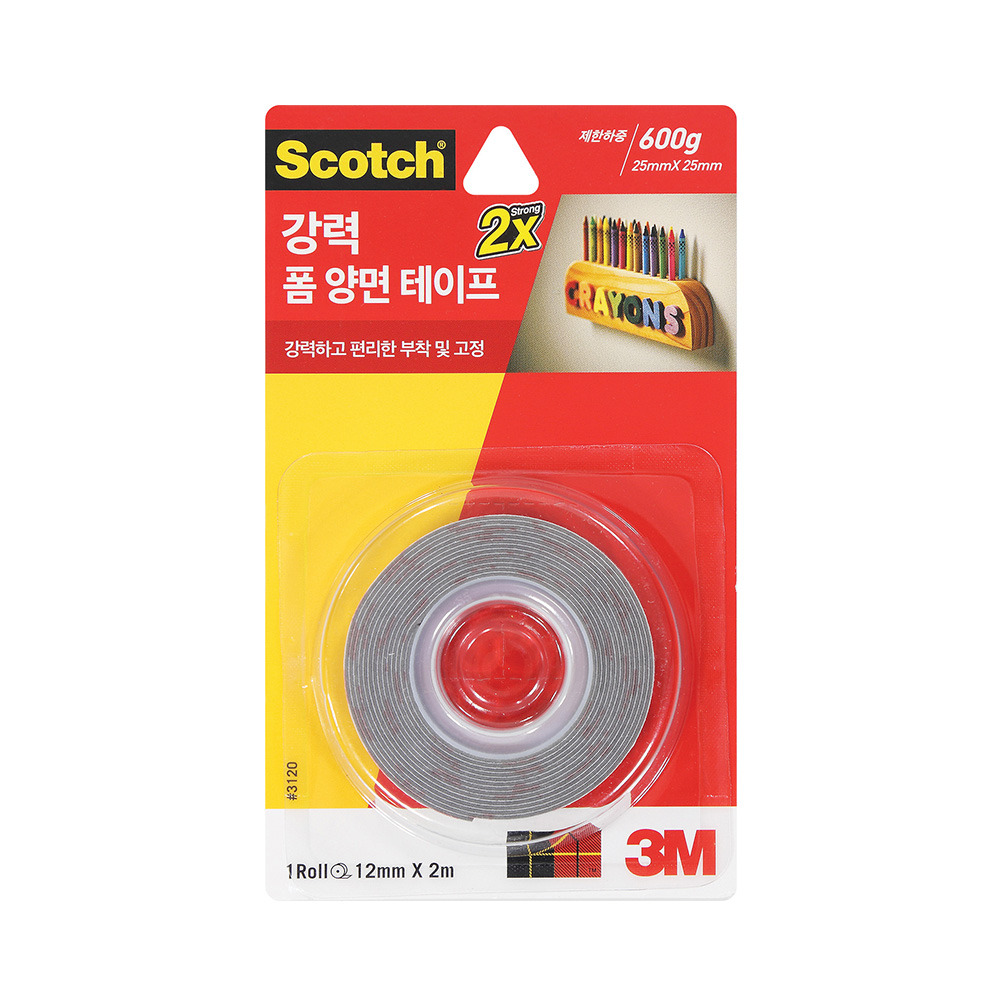 3M 스카치™ 강력 폼 양면 테이프, 1개 17,130원