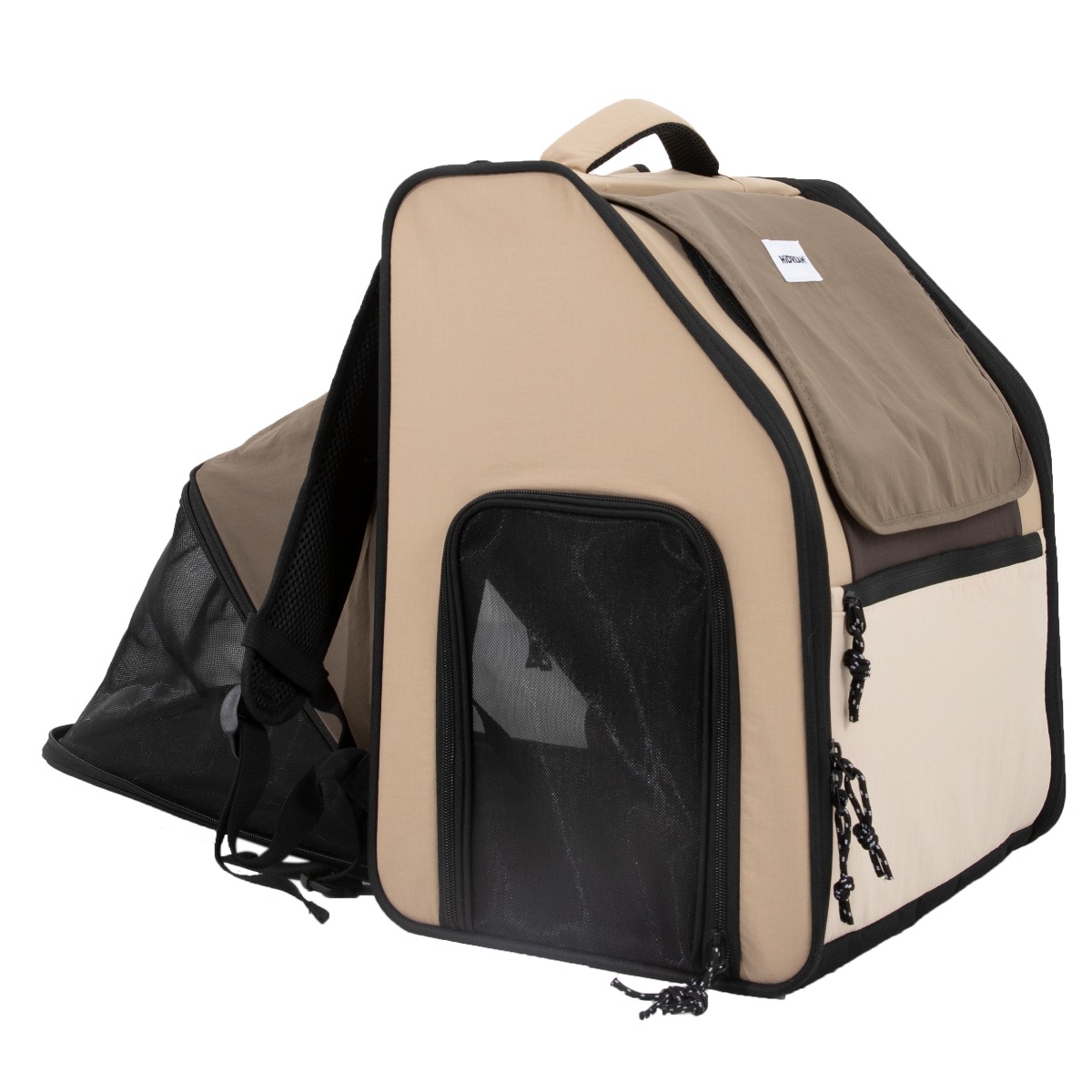 솜바닥 First Class 펫백팩 (텐트형), 베이지, 1개 95,000원