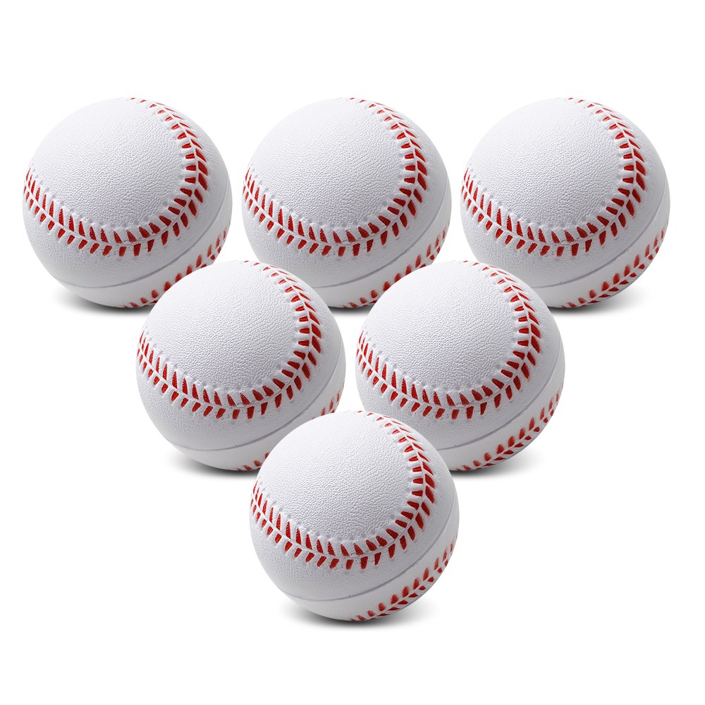 티렉스 소프트 야구공 안전야구공 소프트볼, 화이트, 6개 6,900원