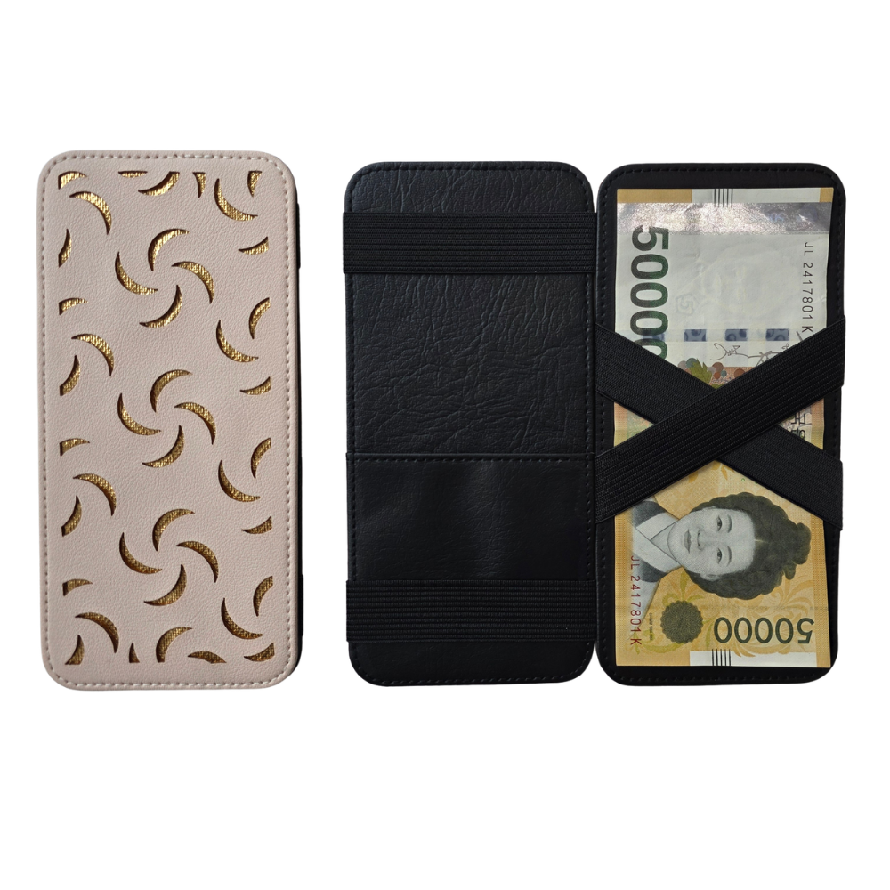 쿨웨이브 필드 내기 동반자 선물 라운딩시 간편한 현금보관 골프지갑 내기지갑 요술지갑 패턴무늬, 1개 11,400원