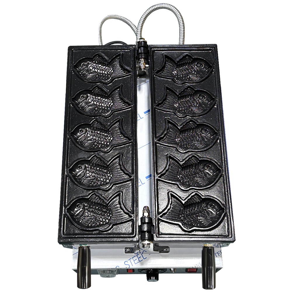 태양산업 국내산 전기식 업소 큰붕어빵기계 붕어빵틀 붕어빵메이커 5구 550,000원