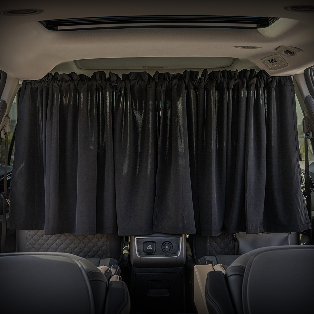 크레이지몬스터 차박 커튼 차량 암막 커튼 차량용 햇빛가리개 특허 압축봉 세트, 블랙, 1개 39,800원