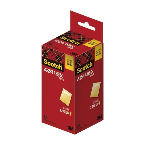 3M)초강력테이프세이빙팩, 1개, 18mm리필6롤/18mmx25m/M322596 29,800원