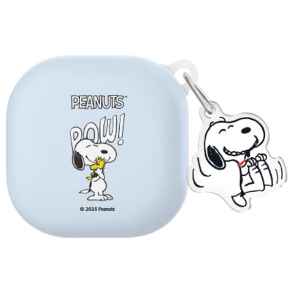 스누피 버즈라이브/버즈3/버즈3프로 하드 케이스 +아크릴키링 세트, 빈티지 스누피 하루_허그, 버즈라이브(공용) 17,500원