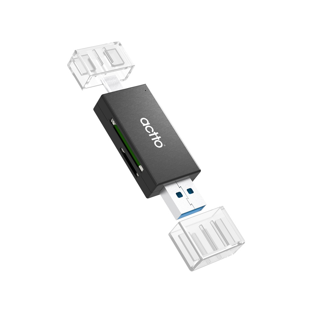 엑토 TF SD카드 USB 3.2 C타입 듀얼 OTG 멀티 카드리더기, OTG-10, 블랙, 1개 12,720원