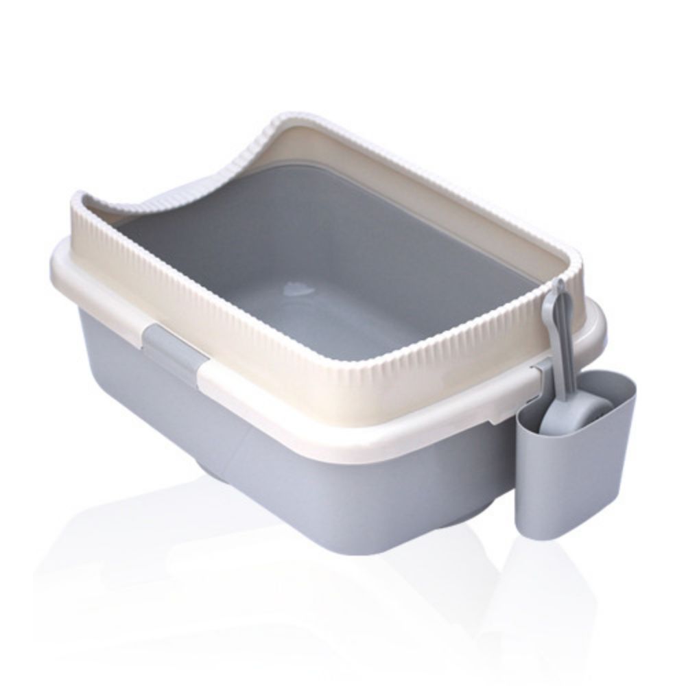 라움샵 높은평판화장실 캣평판화장실 고양이 2단높이 평판 화장실 (그레이) 29,970원