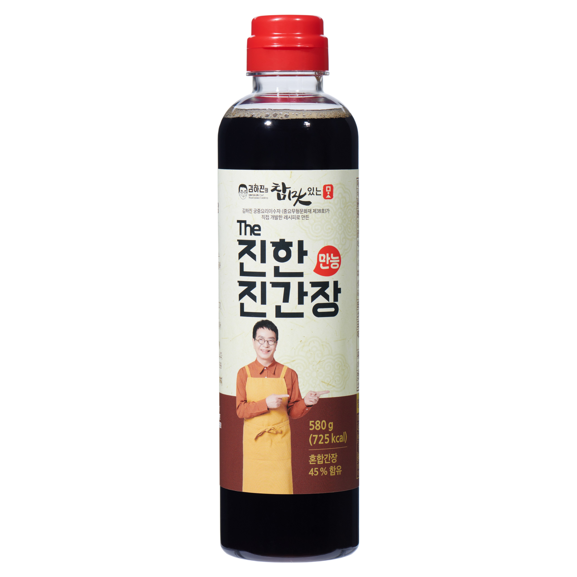 김하진의 참맛있는맛 The 진한 만능 진간장, 580g, 2개 17,800원