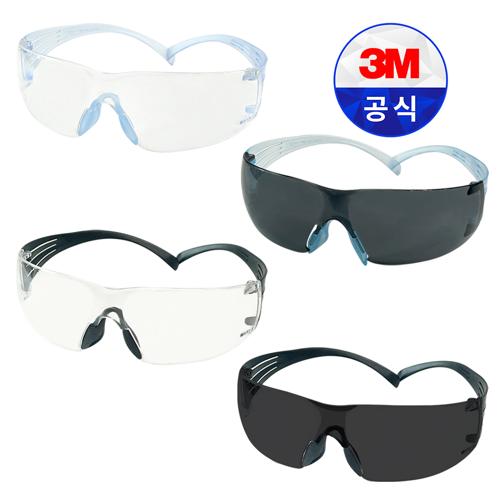 3M SF300 시리즈 보안경 투명 회색 김서림 스크래치 방지 눈보호 6,900원