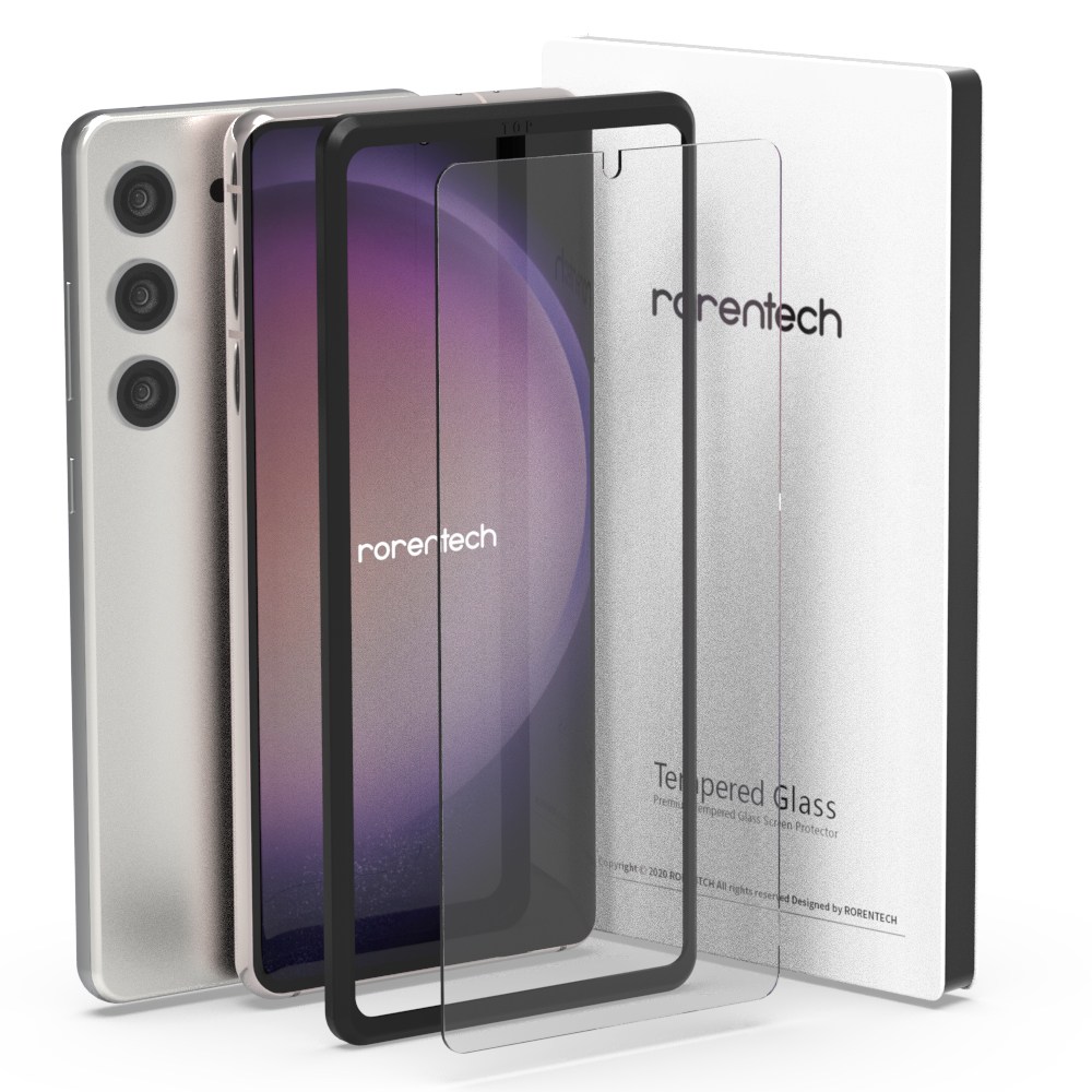 로랜텍 풀커버 지문인식 호환 강화유리 휴대폰 액정보호필름, 1세트 5,900원