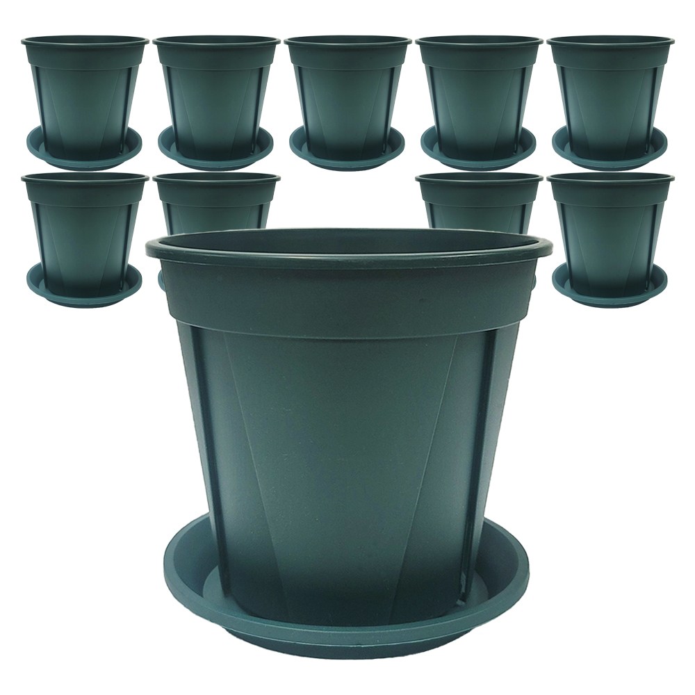 청춘화원 원형 슬릿화분 받침포함 10,900원