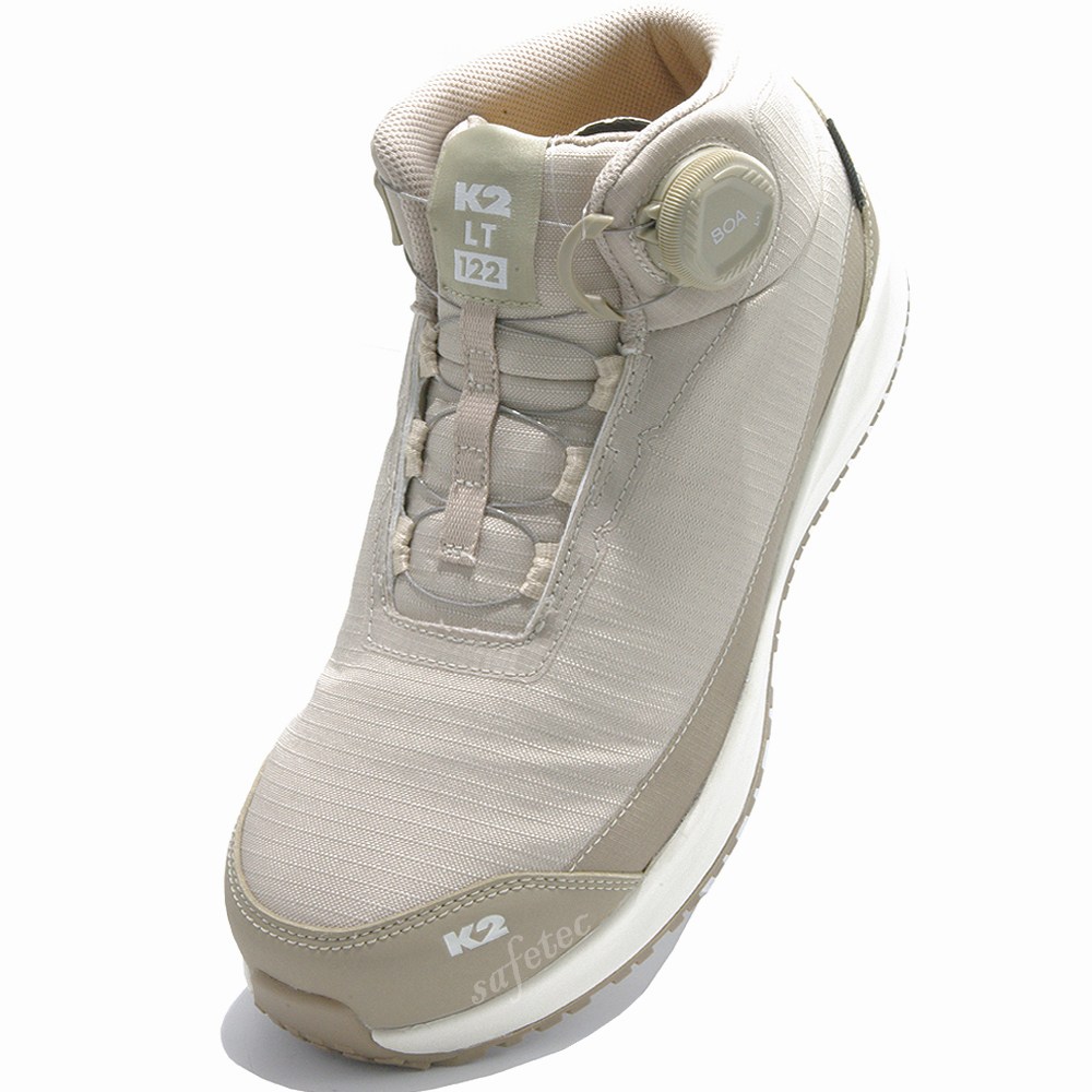 K2 베이지 안전화 6인치 다이얼 가벼운 경량 내마모성 빠른건조 발이편한 피로감 최소 작업화 미끄럼방지 1등급 남자 여성 KCS인증 230~300mm 119,000원