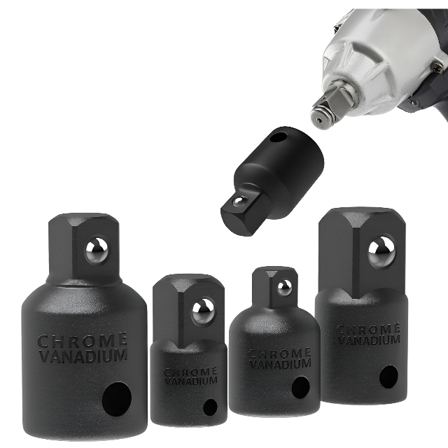 4종세트 임팩 드릴 복스 변환 아답터 복스알 소켓 어댑터 라쳇 연결대1/2 3/8 1/4 3,900원