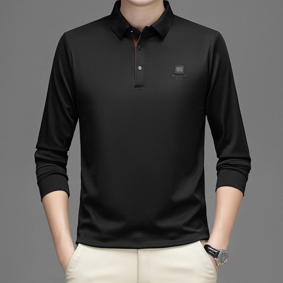 로뉴비러 명품 남성 긴팔 카라티셔츠 40,000원