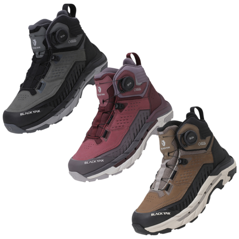 블랙야크 블랙야크 장거리 발편한 가죽 중등산화 고어텍스 쿠션 트레킹화 매그넘 알파 D GTX 262,700원