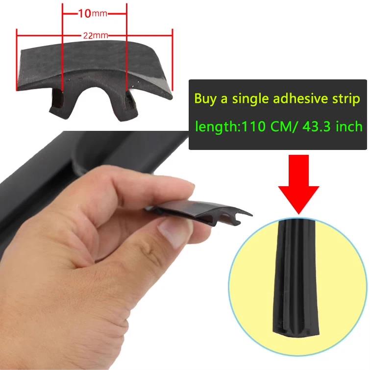 루프 랙 고무 씰링 스트립 먼지 방지 바람 저항 및 소음 감소 우수한 성능 범용 툴레 탑 로드 15,700원