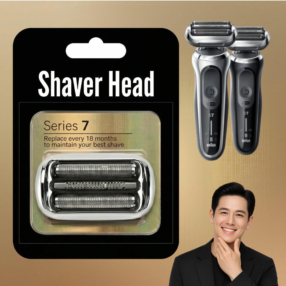 브라운 전기 면도기 시리즈7 면도날 74S 73S 날망 S7 7 호환 교체용, 1개, 실버, 74S/73S 21,200원