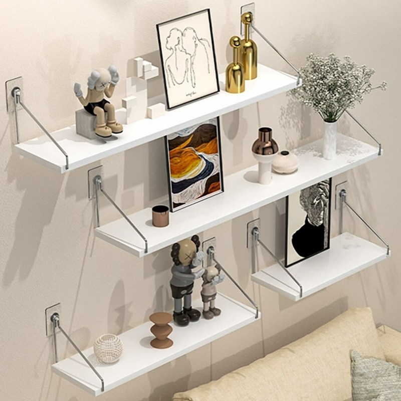 Aram 무타공선반 인테리어 못없이 벽선반 원목 벽걸이선반 다용도 수납선반, 화이트우드, 1단 28,800원