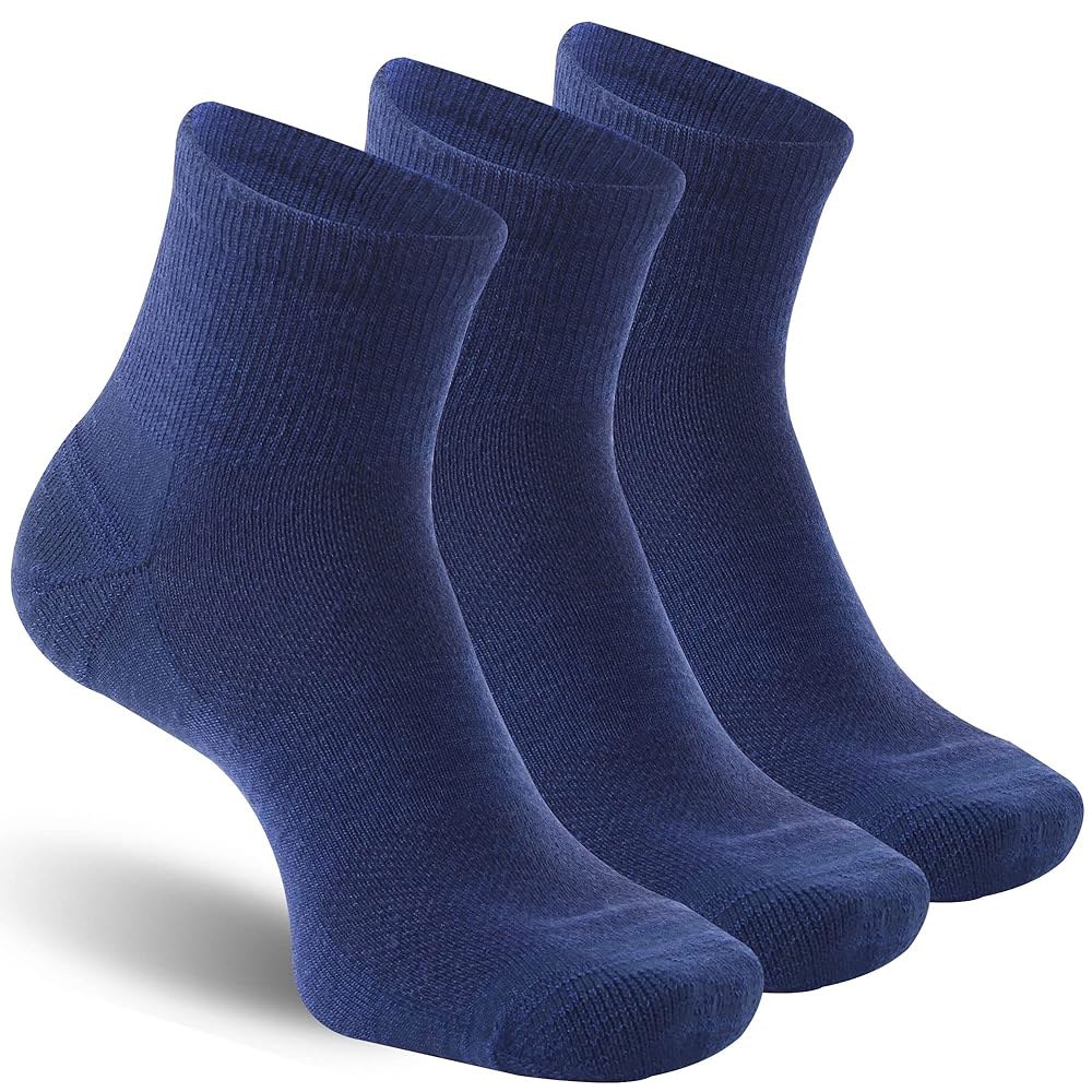 남성 여성용 RZTT 90% 메리노 울 양말 운동용 러닝 하이킹 사이클링용 부드럽고 얇은 발목 양말 3켤레 80,700원