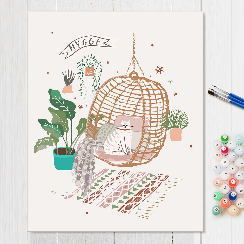 DIY 명화 유화 그리기 동물 해바라기 사과 세트 캔버스 페인팅, 현재가 18,900원