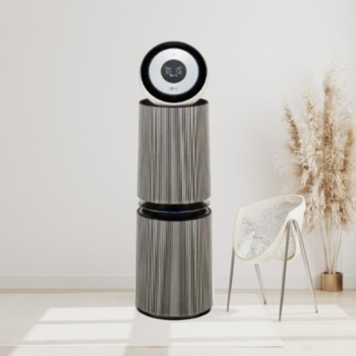 LG전자 퓨리케어 오브제컬렉션 360도 공기청정기 알파 UP 일반 필터 AS333NS3C 자재 AS333NSCC 109㎡ + 필터 PFSNAC02 방문설치 1,499,000원