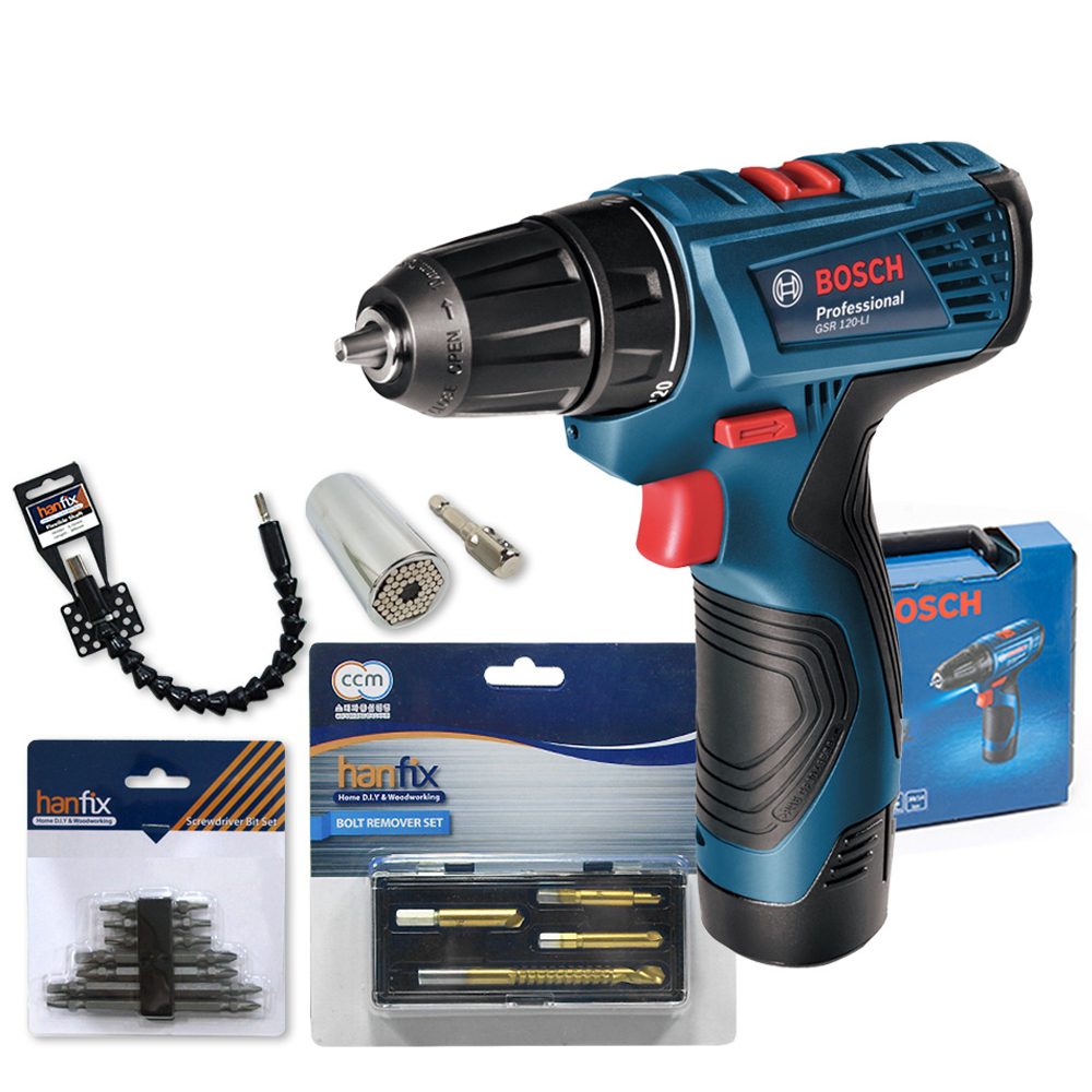 보쉬 충전 전동드릴 전동드라이버 GSR 120-LI(1B)홈키트 공구세트 129,770원