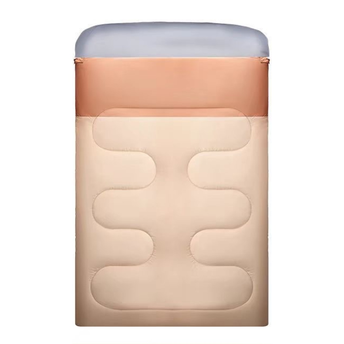 2인 침낭 커플 침낭 캠핑용품 침낭 성인 아웃도어 더블 사계절 방수 경량 백패킹 동계 차박 침낭 3000G, 1개, 카키색 3000G 55,000원