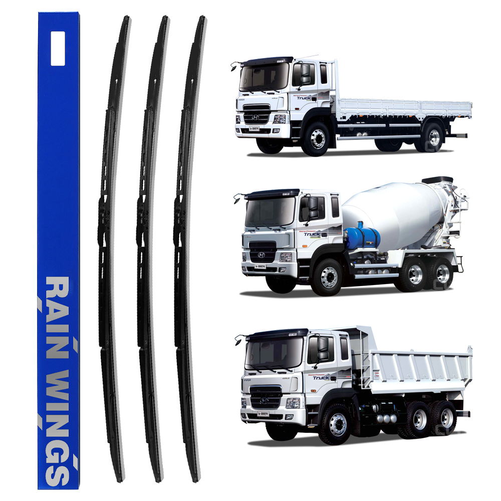 레인윙스 상용차 전용 카고 믹서 덤프 와이퍼 운전석 + 조수석 3종 세트, 현대 뉴파워트럭 상용차 2004년~ 18,470원