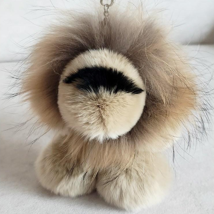 빅사이즈 사자 키링 보들보들 토끼털 라쿤털 가방 인형 가방고리 키홀더 610 19,900원