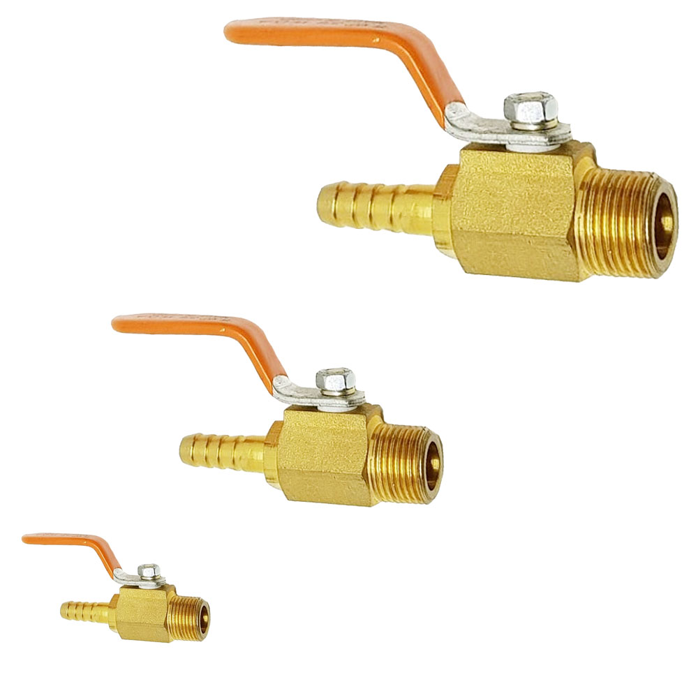 배관자재 종류 규격 호스용 황동 볼코크 밸브 3,000원