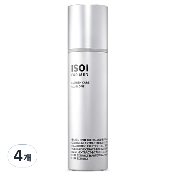 아이소이 포 맨 블레미쉬 케어 올인원 로션, 100ml, 4개 111,200원