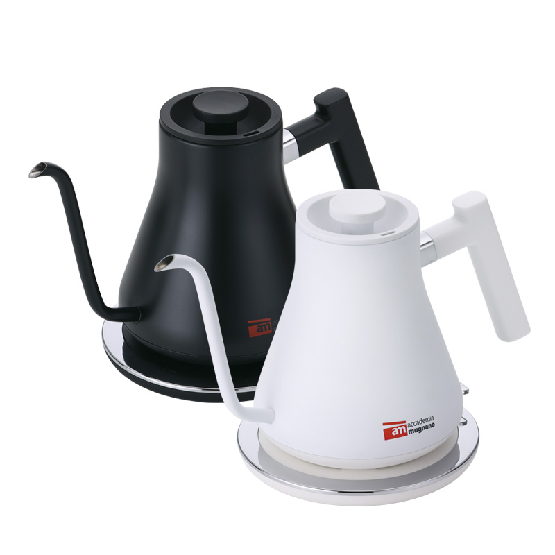 [백화점브랜드] 이태리 AM 전기 커피 드립포트 저소음 통스텐 800ml, 스노우 화이트 (KP-1000W) 64,500원