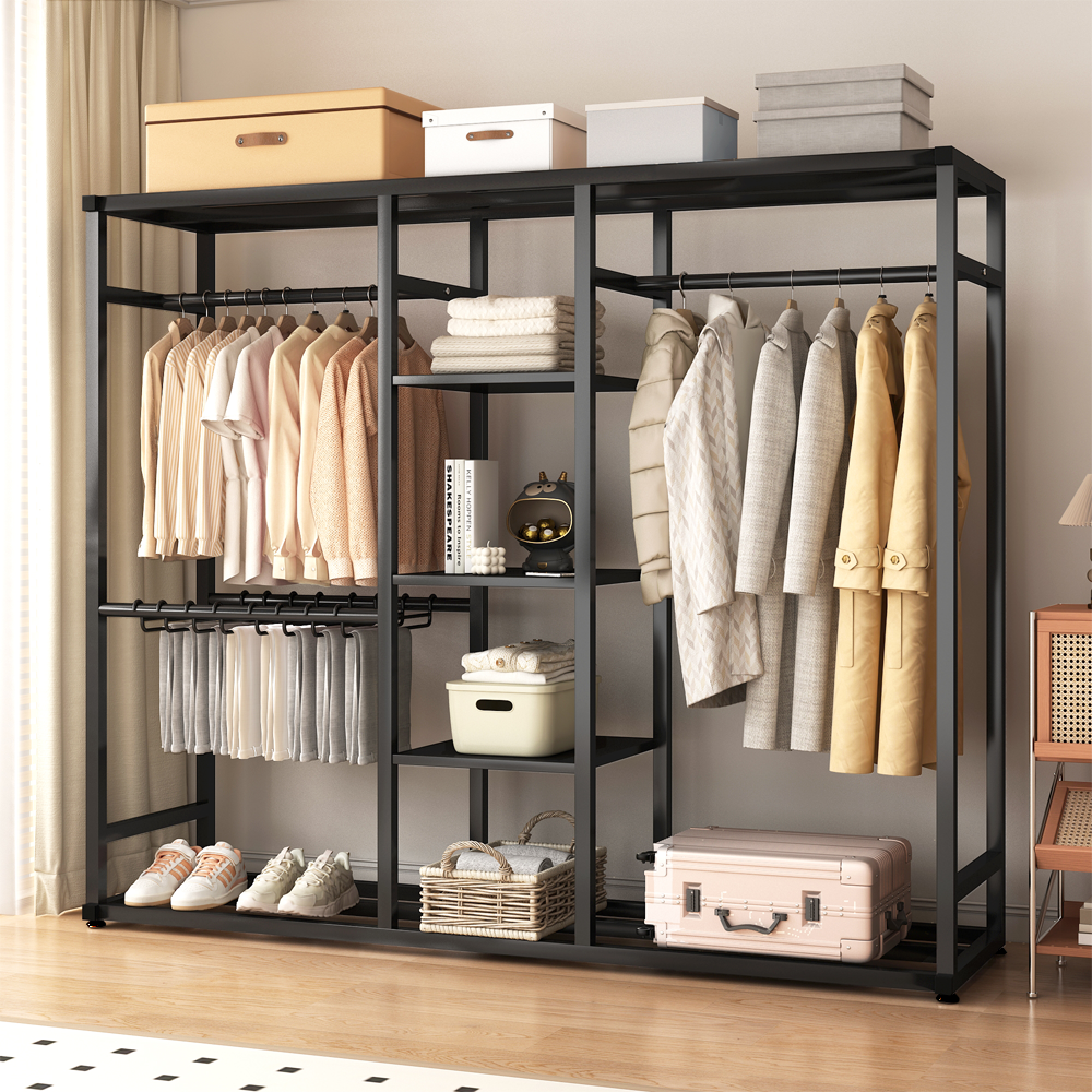 MOFINE 철제 스탠드 시스템 드레스룸 행거  수납행거 옷장행거 선반형 52,900원