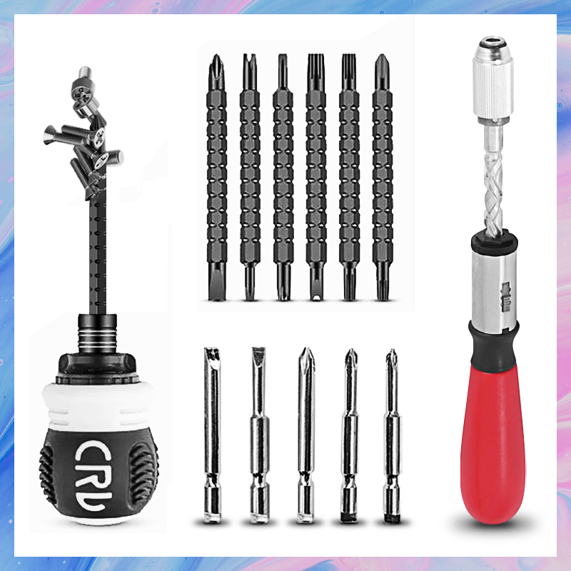 반자동 라쳇 드라이버 / 주먹드라이버 세트 13in1 래칫도라이버 모음 래칫 스크류 일자 십자 공구 수공구, 1개 4,900원