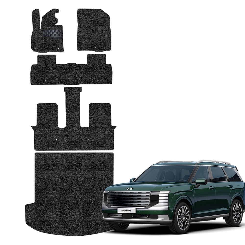 오토가드 체커보드 와이드 발판 자동차 코일매트 확장형 1 + 2 + 3열 폴딩 + 대트렁크 세트 82,580원